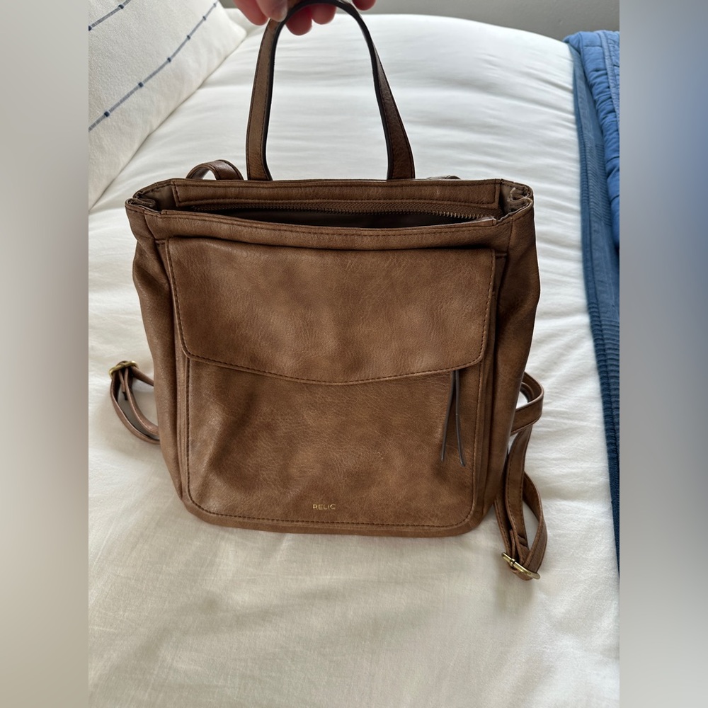 Relic by Fossil Brianna Convertible Backpack – Light Brown